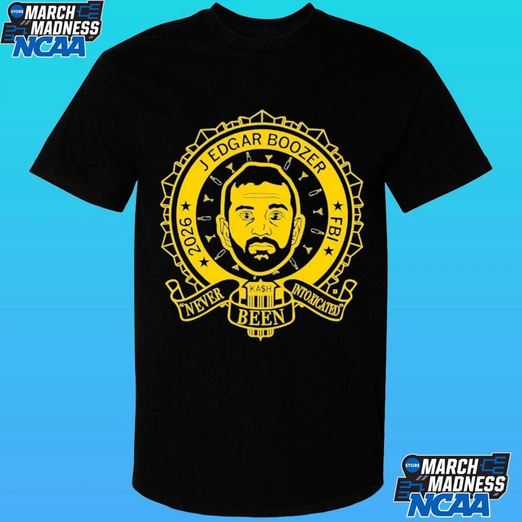 J Edgar Boozer Never Been Intoxicated Shirt