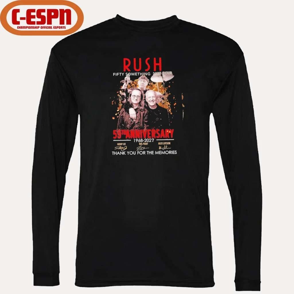 Rush Fifty Something 2027 Tour 59th Anniversary 1968-2027 Shirt