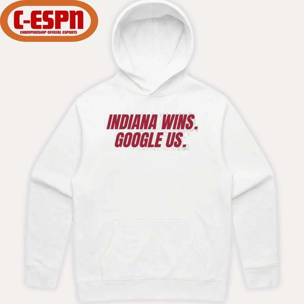 Indiana Wins, Google Us shirt