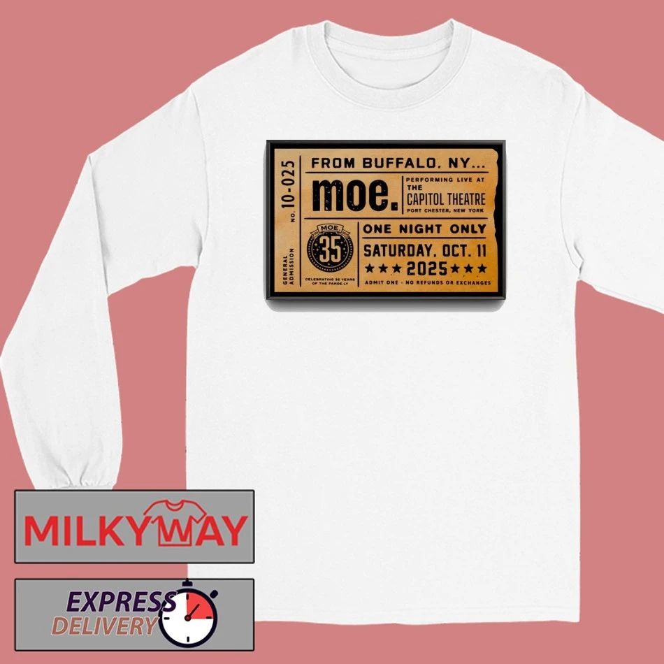 Moe Port Chester New York Oct 11 2025 Poster Tour shirt