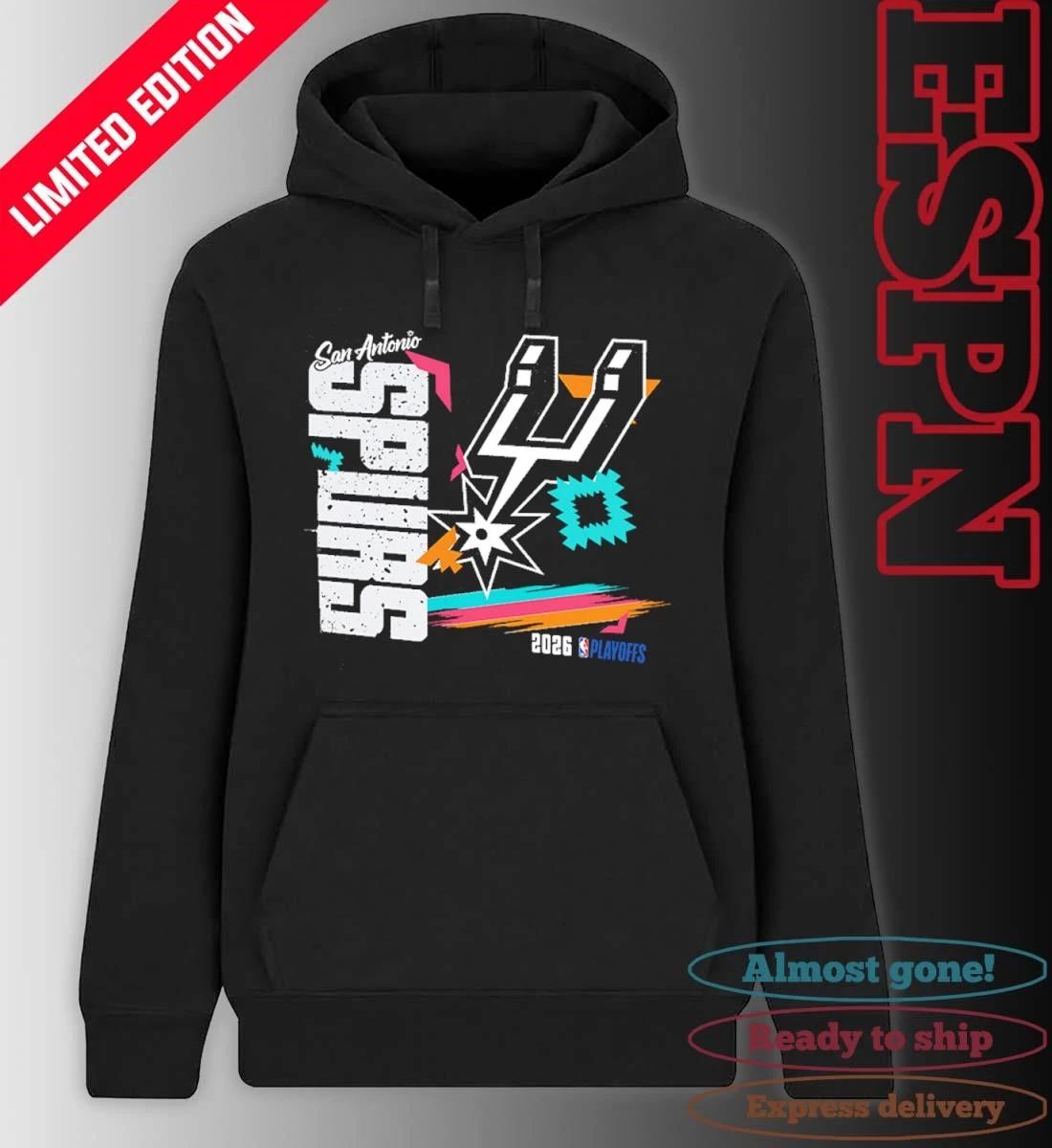 San Antonio Spurs 2026 NBA Playoffs Vintage Retro T-Shirt
