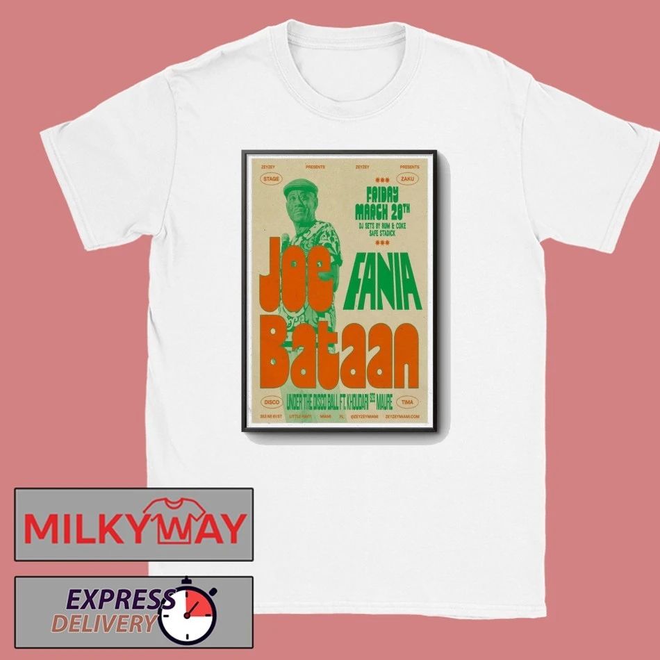 Joe Bataan At Poster Mar 20 2026 shirt