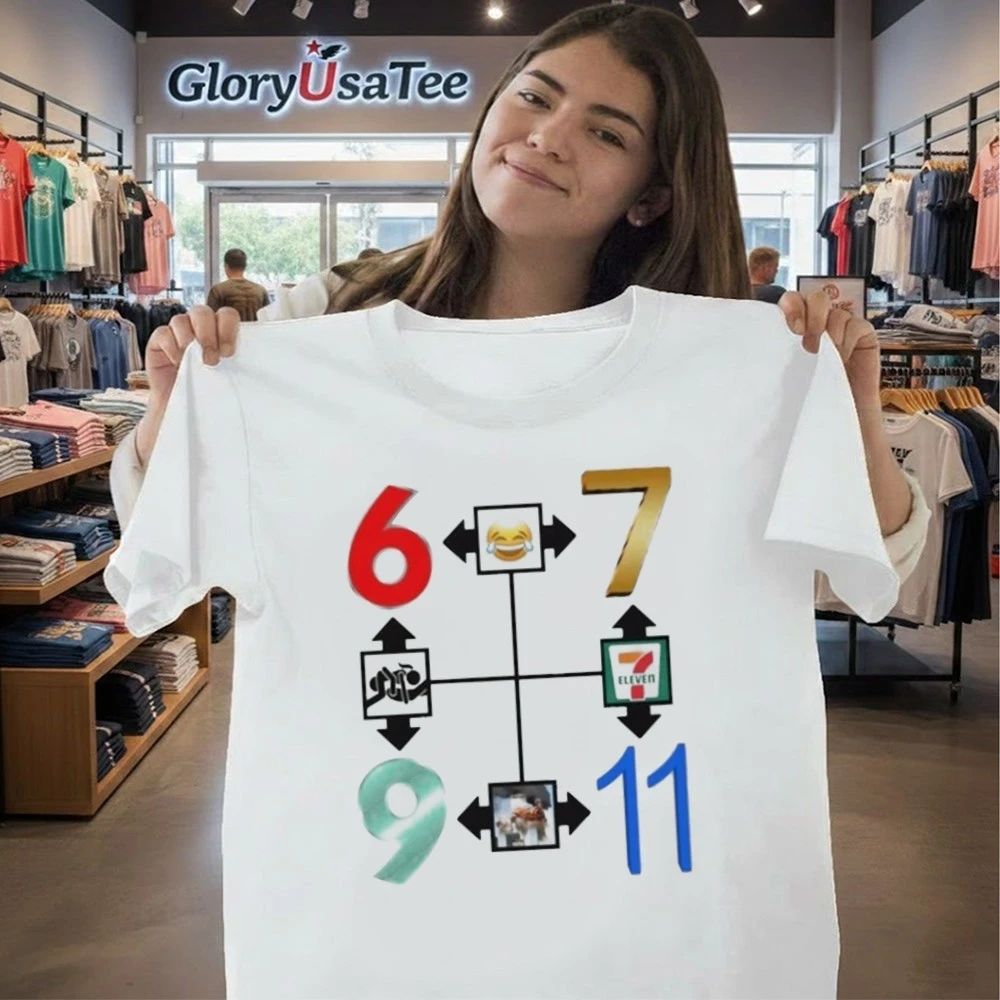 Six Seven Nine Eleven Funny Shirt
