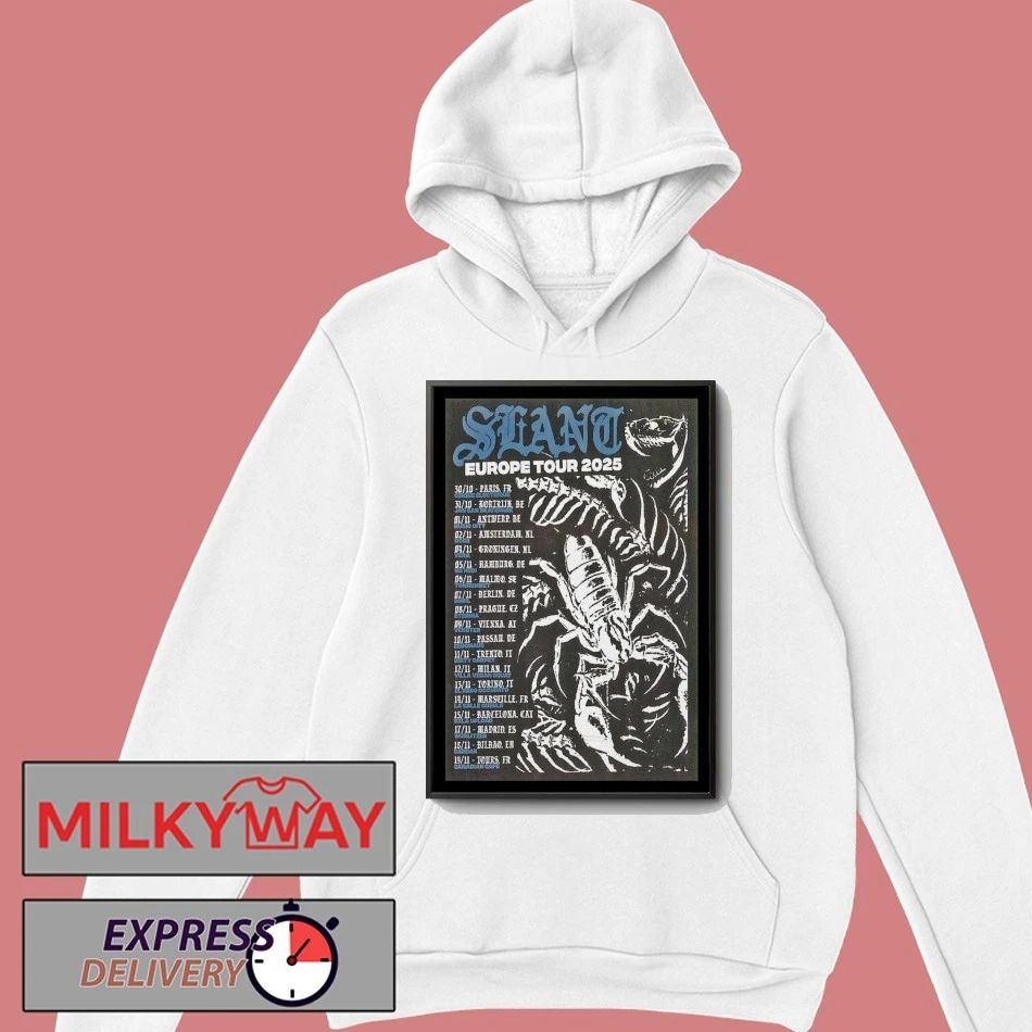 Poster Slant Tour European 2025 shirt