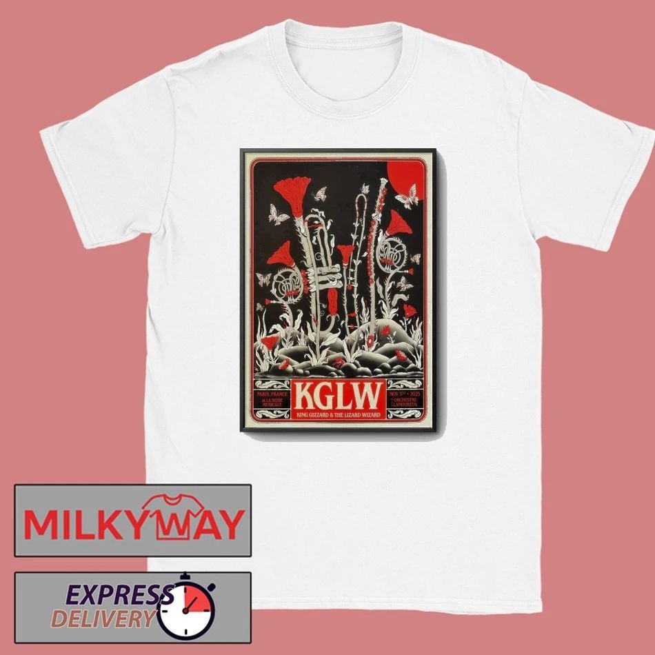 King Gizzard And The Lizard Wizard Tour Paris On Nov 5 2025 Poster shirt