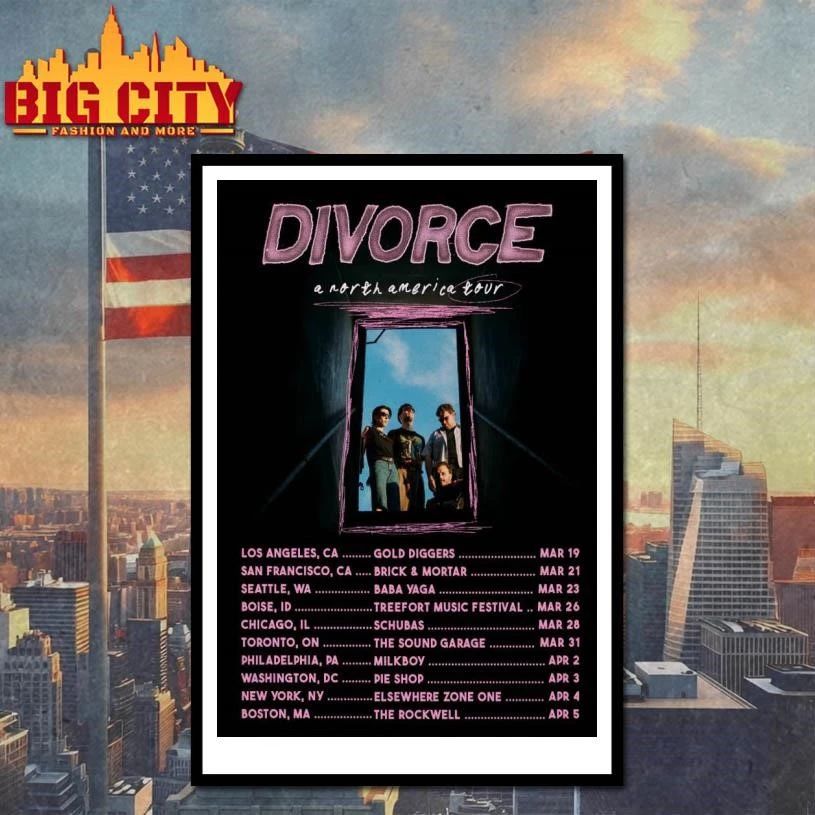 Divorce A North America Tour 26 Poster Shirt