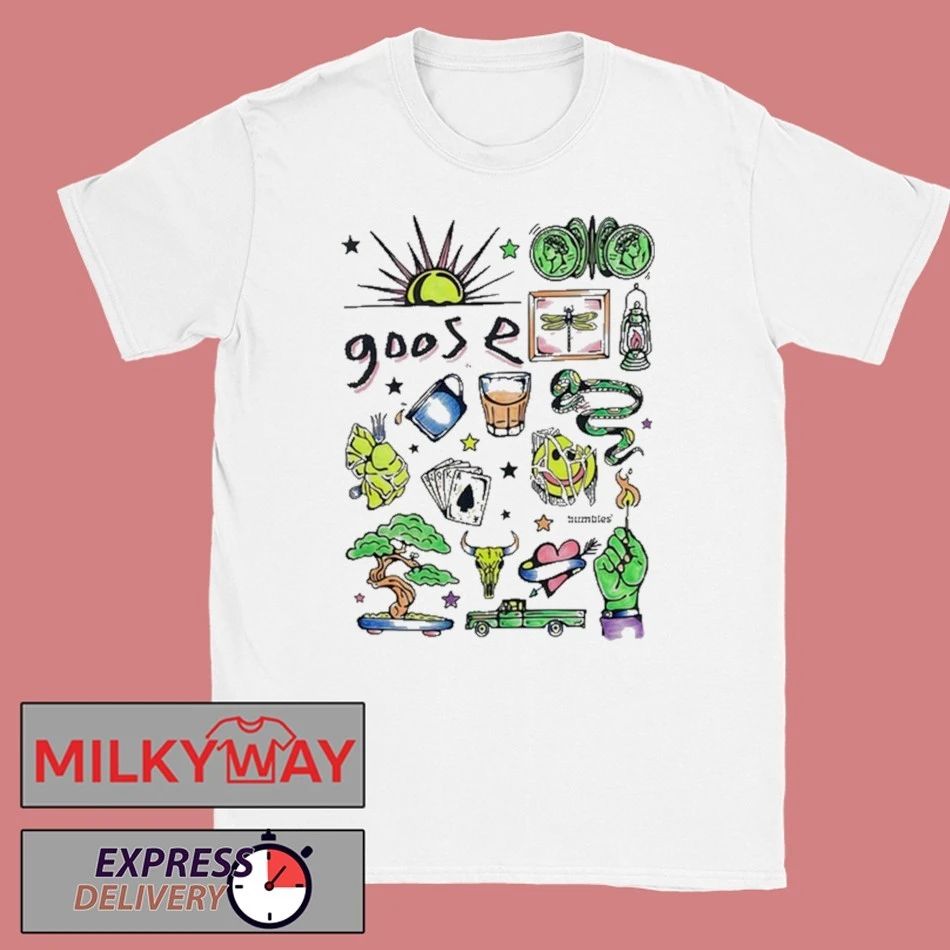 Goose Hand Colored Highlighter Shirt