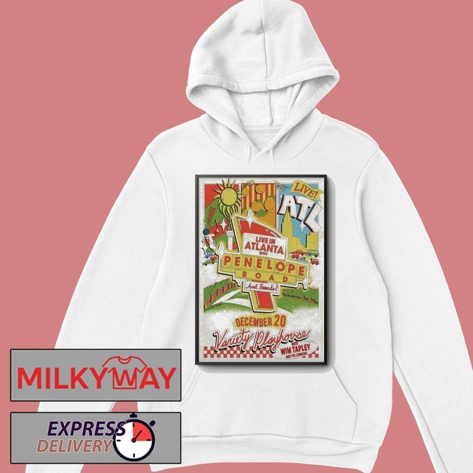 Penelope Road And Friends December 20 2025 Variety Playhouse in Atlanta GA Poster shirt