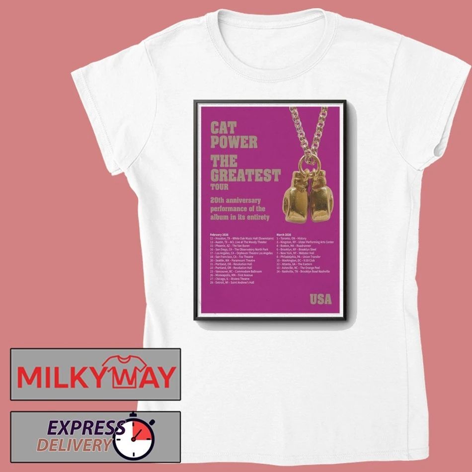 CAT POWER Mar 10 2026 Washington, DC Poster shirt