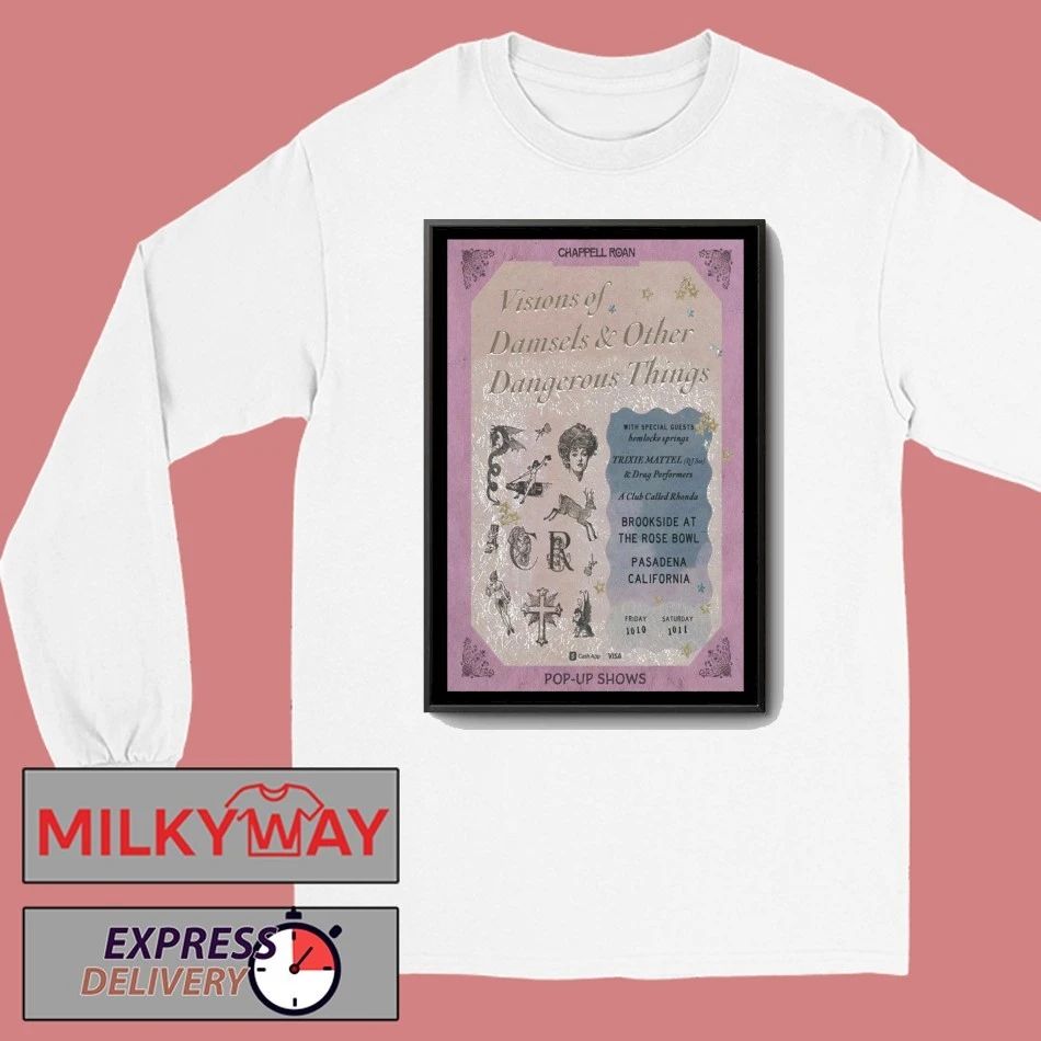 Chappell Roan Tour Pasadena, California 2025 Poster shirt