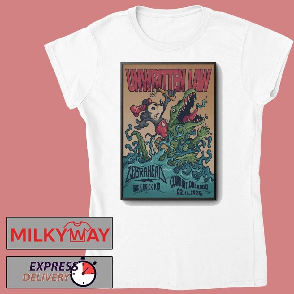 Unwritten Law Feb 15 2026 Aloma Ave In Winter Park FL Poster shirt