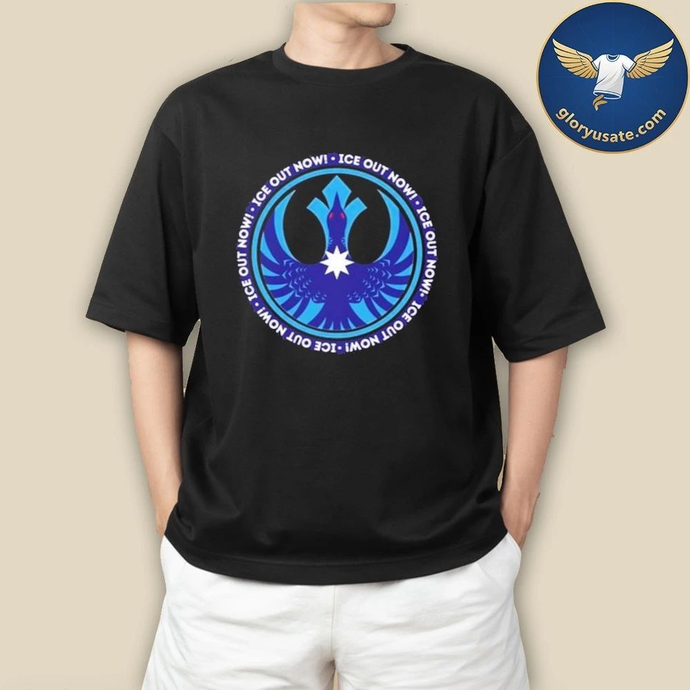 ICE Out Now Minnesota Rebel Loon T-Shirt