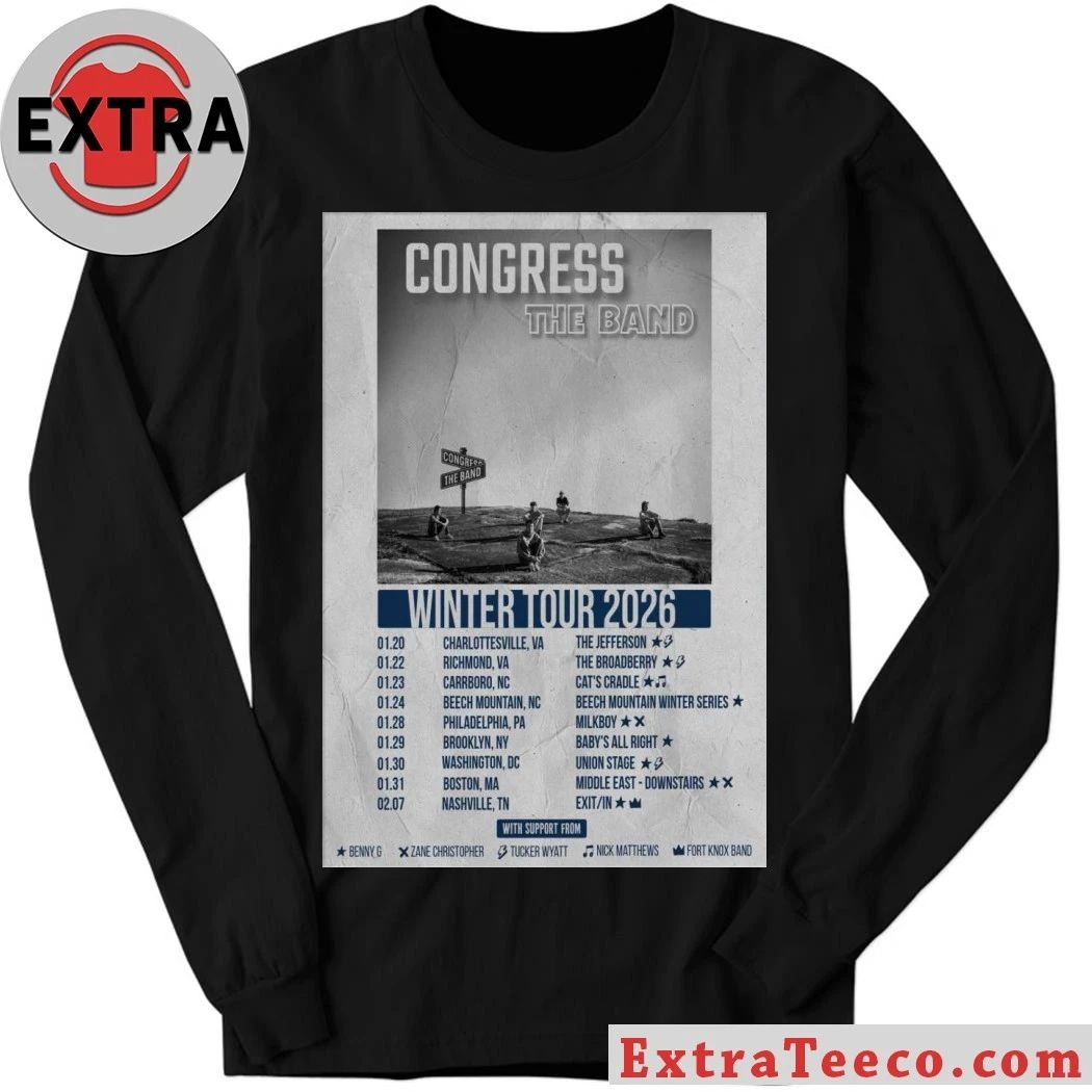 Original Congress Band Tour 2026 Poster Shirt