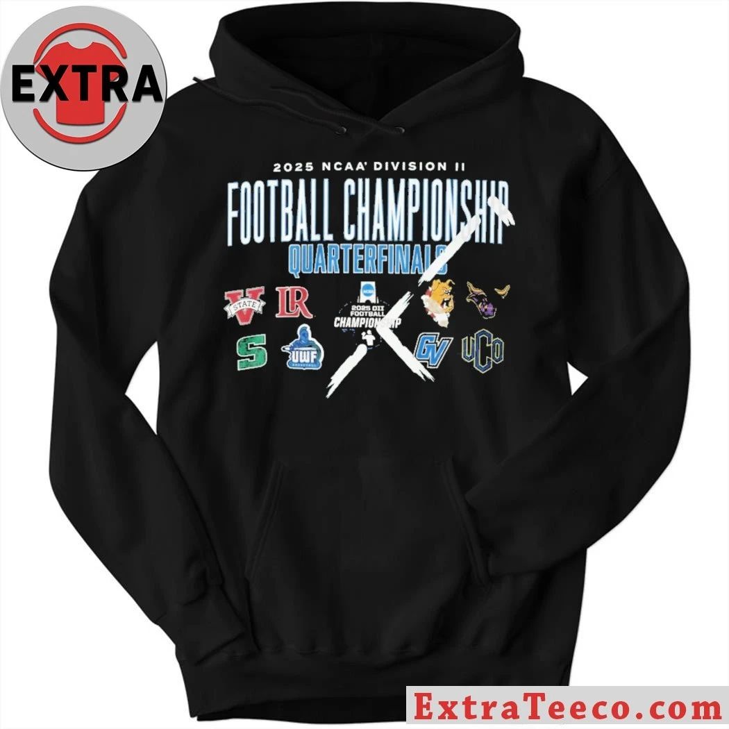 2025 Ncaa Division Ii Football Championship Quarterfinals Logo Shirt