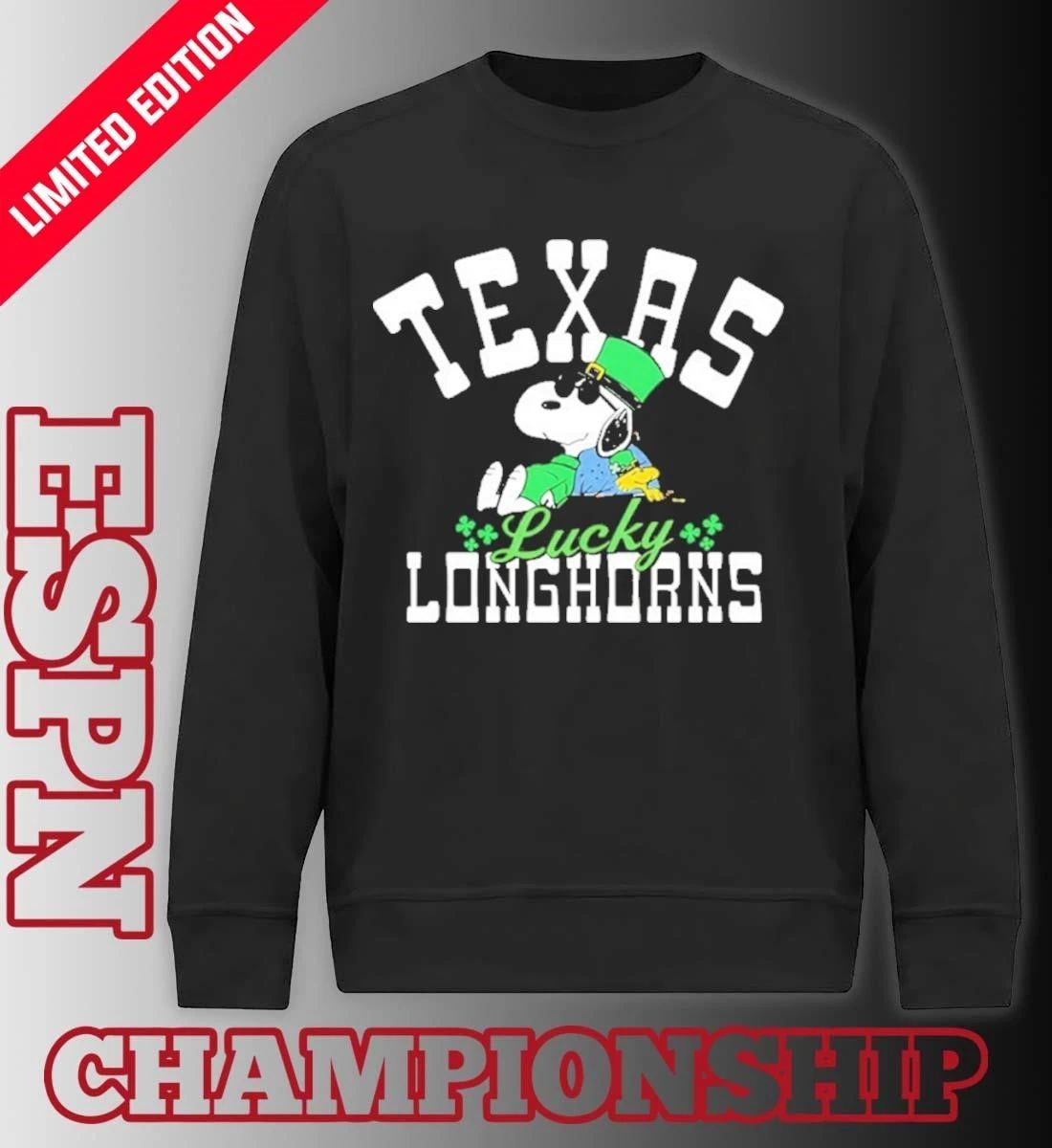 The Peanuts Texas Longhorns St. Patrick’s Day shirt