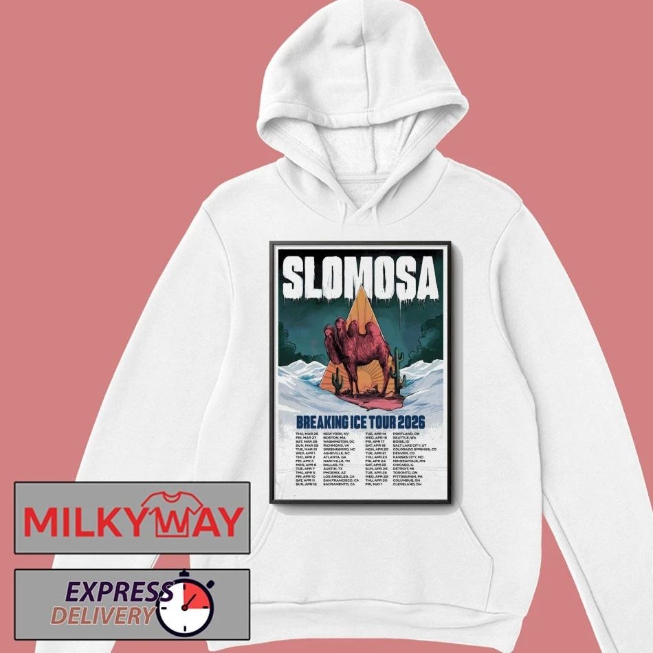 Slomosa Breaking Ice 2026 Shows Poster shirt