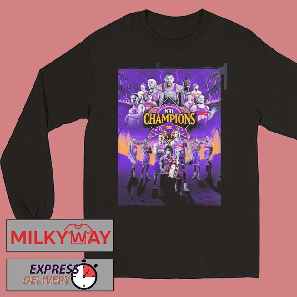 Sydney Kings 2026 NBL Champions T-Shirt
