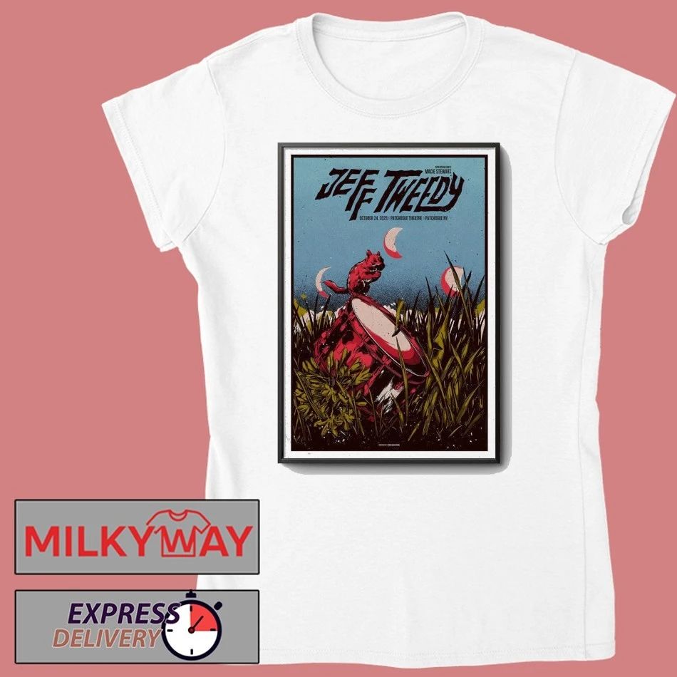 Jeff Tweedy Tour Oct 24 2025 Patchogue Theater Poster shirt