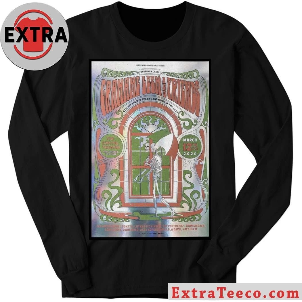 Mar 12 2026 Poster New York Grahame Lesh AND Friends T-Shirt