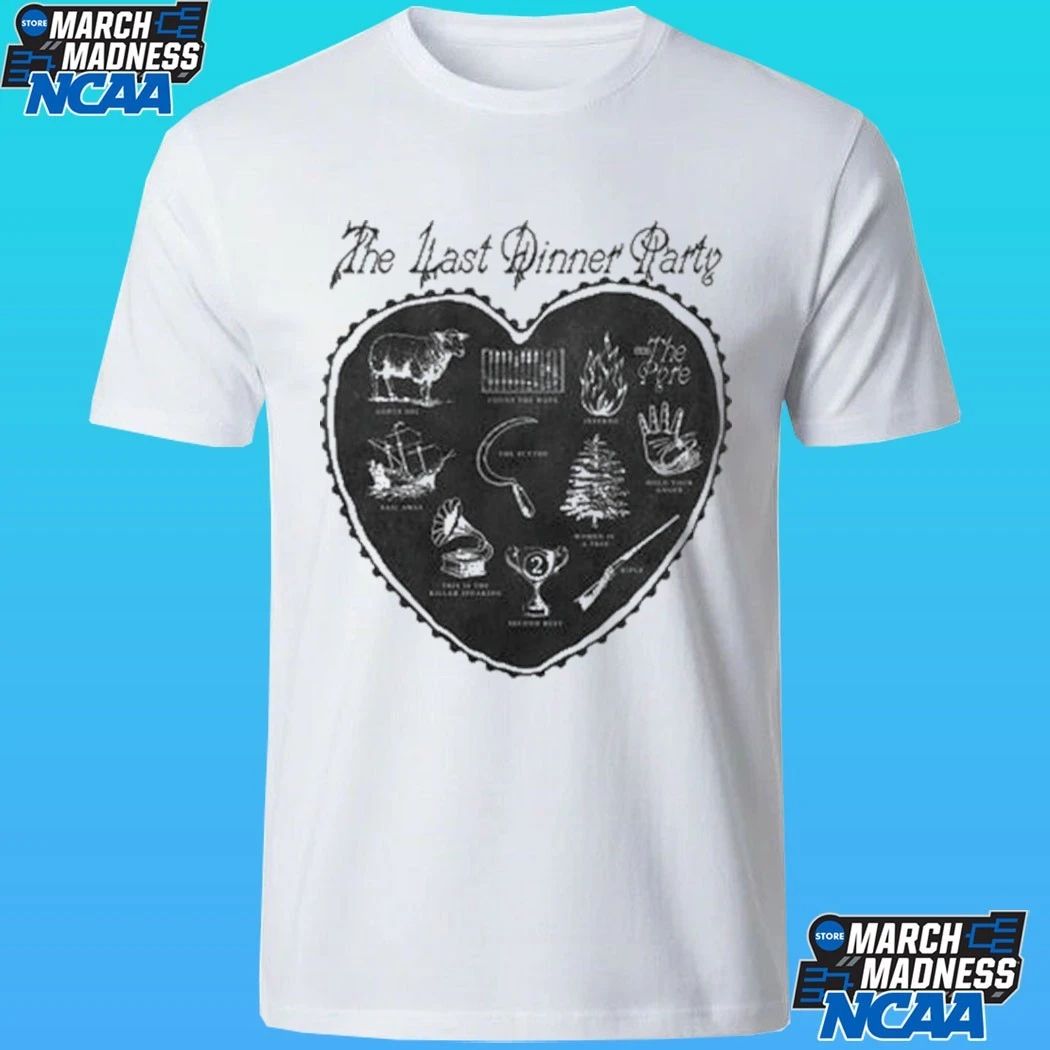 The Last Dinner Party Off White Heart Shirt