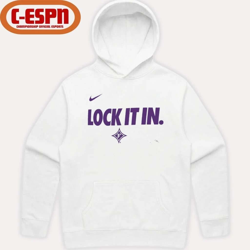 Furman University Basketball Lock It In Bench T-Shirt