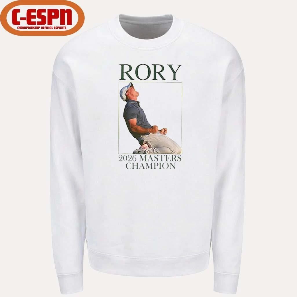 Rory McIlroy 2026 Masters Champion Golf Shirt