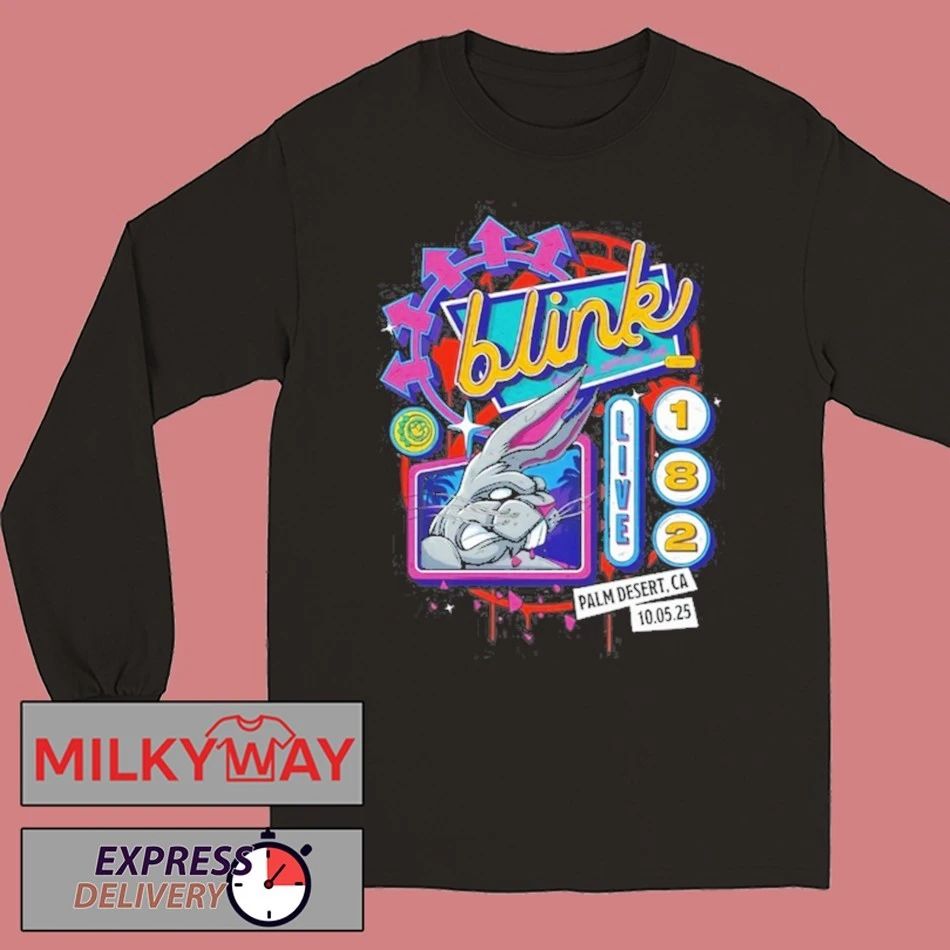 Blink-182 Oct 10 2025 Palm Desert, CA Event Shirt