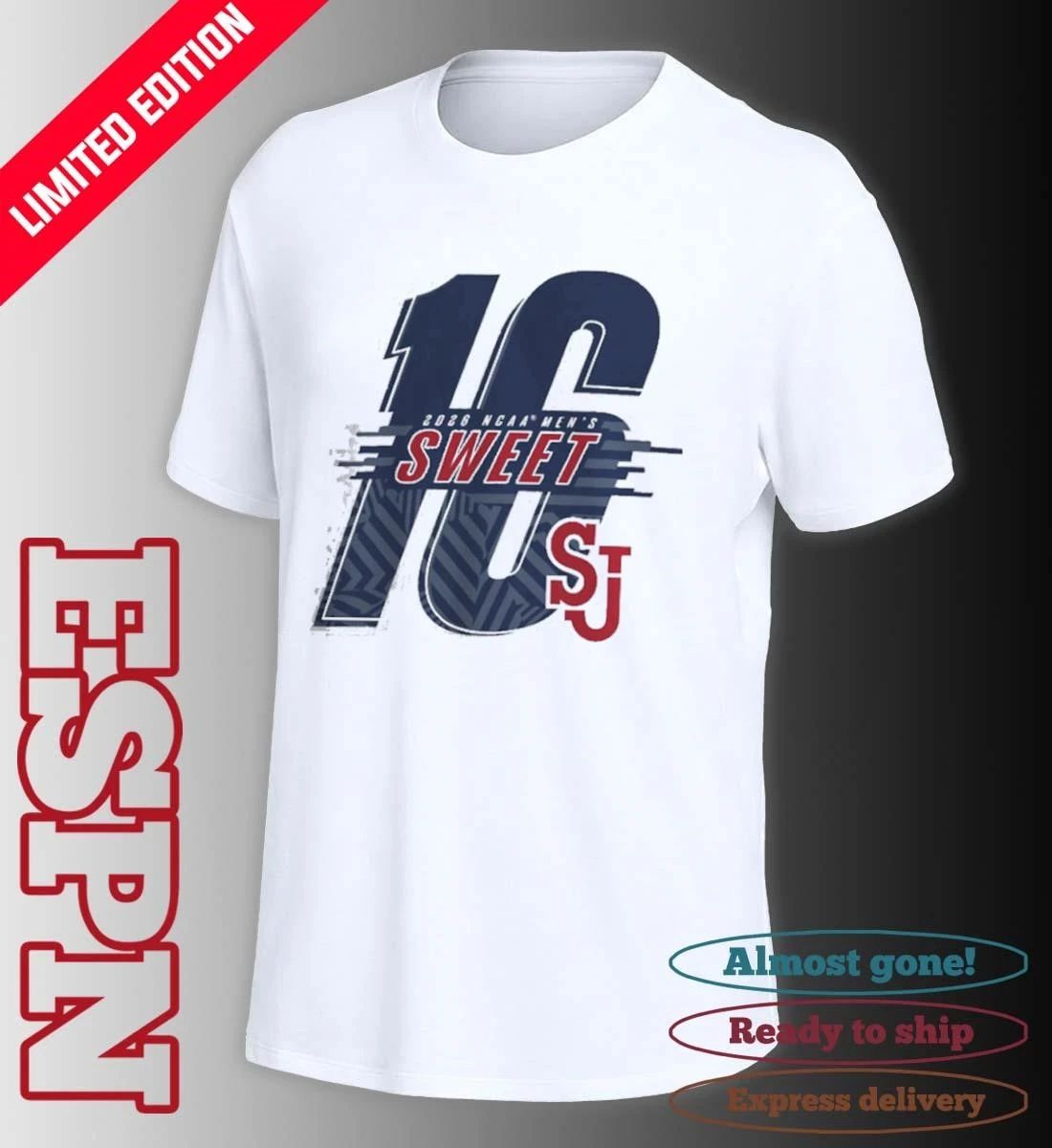 Sweet Sixteen St. John’s University Men’s Basketball Shirt
