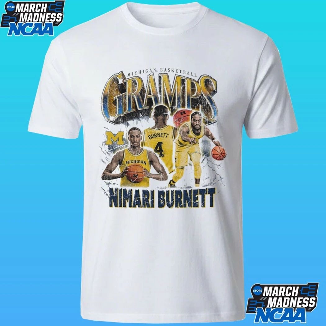 Michigan Basketball Gramps Nimari Burnett Shirt