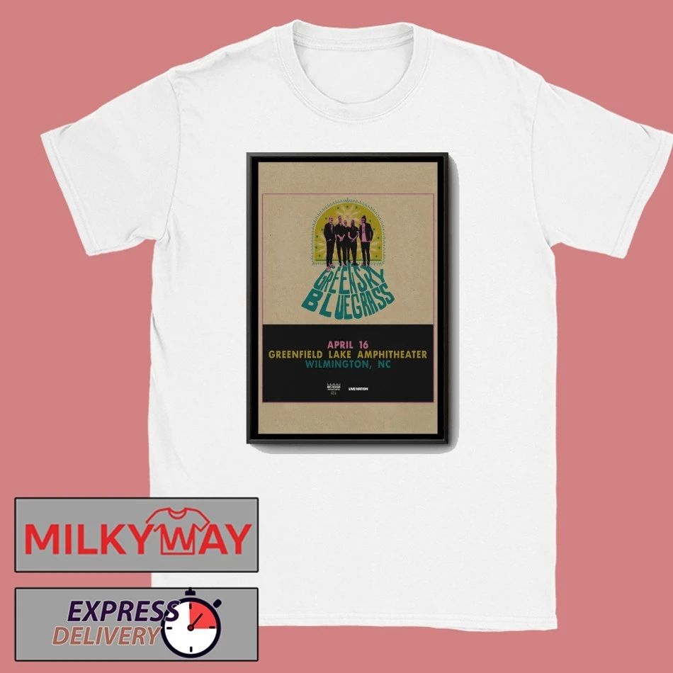 Greensky Bluegrass Wilmington, NC Tour 2026 Poster shirt