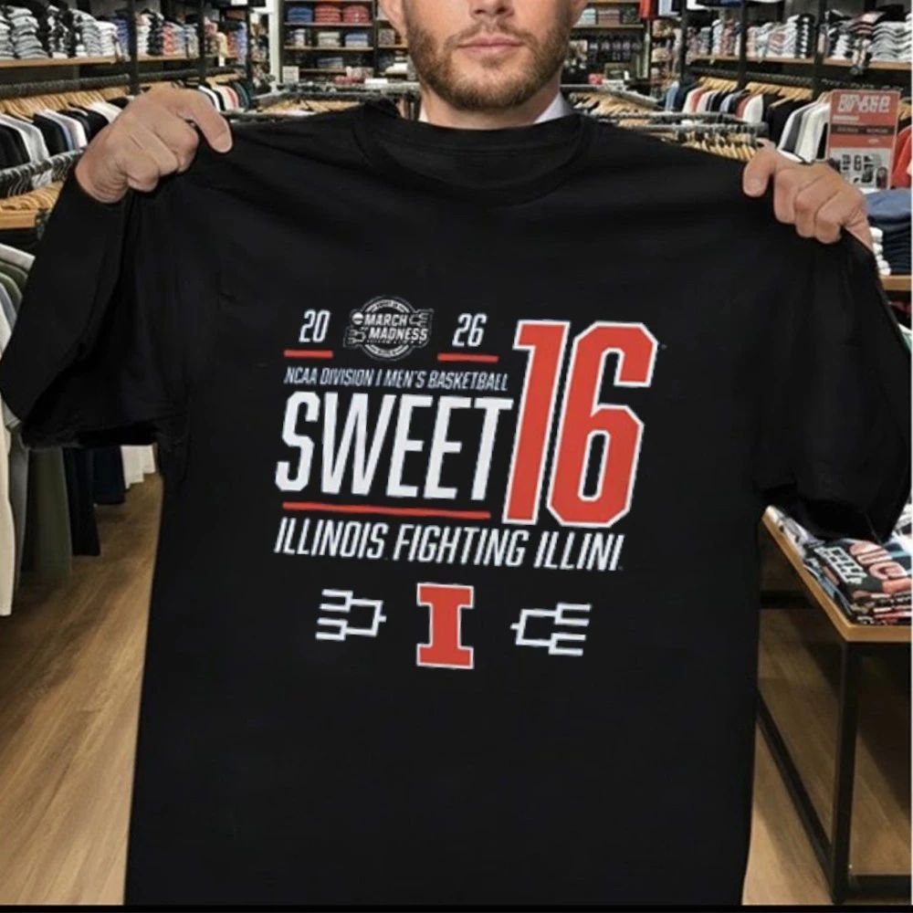 Illinois Fighting Illini 2026 NCAA March Madness Sweet 16 Bound Shirt