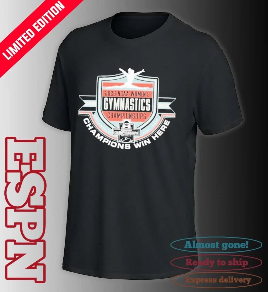 Champions Win Here 2026 NCAA Women’s Gymnastics Championship Finals Shirt