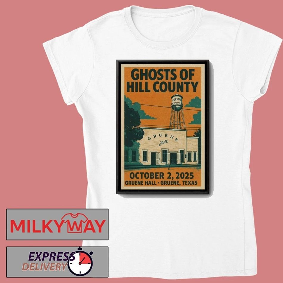 Ghosts Of Hill County Texas Concert Poster shirt