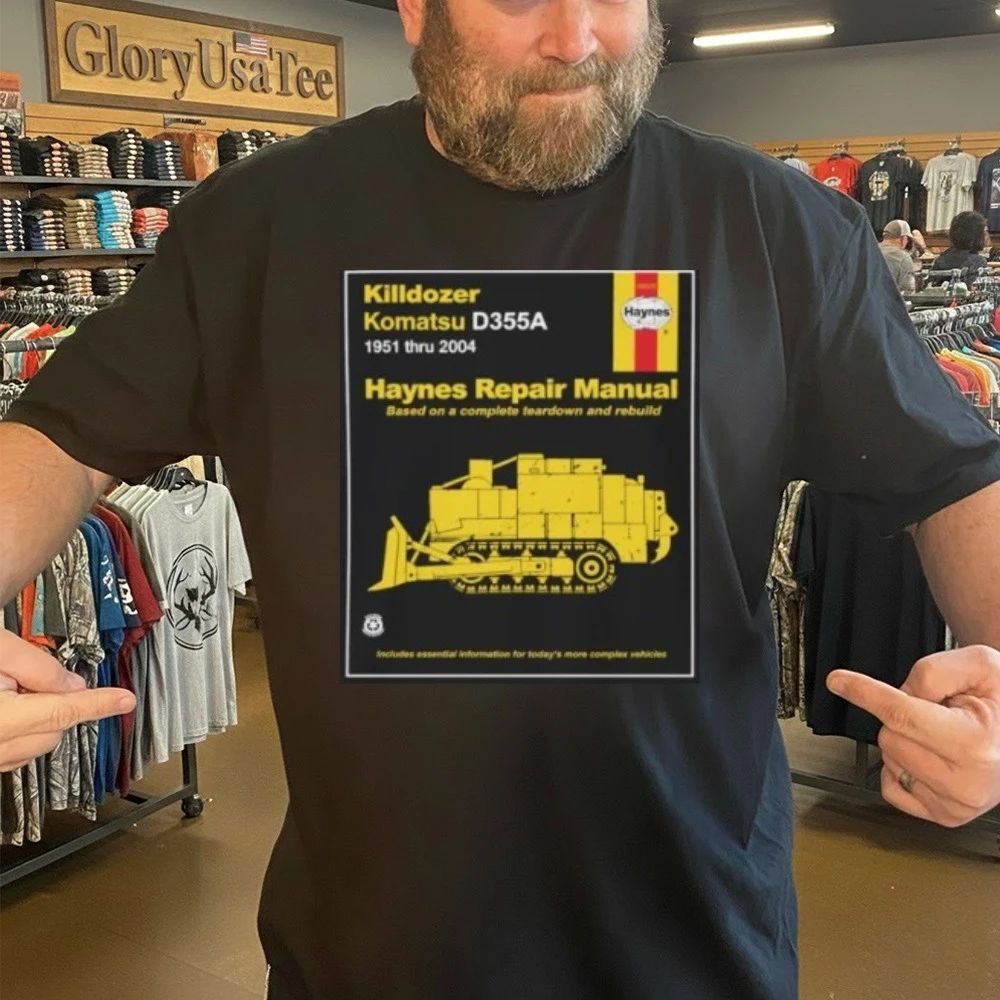 Killdozer Komatsu Haynes Repair Manual Shirt