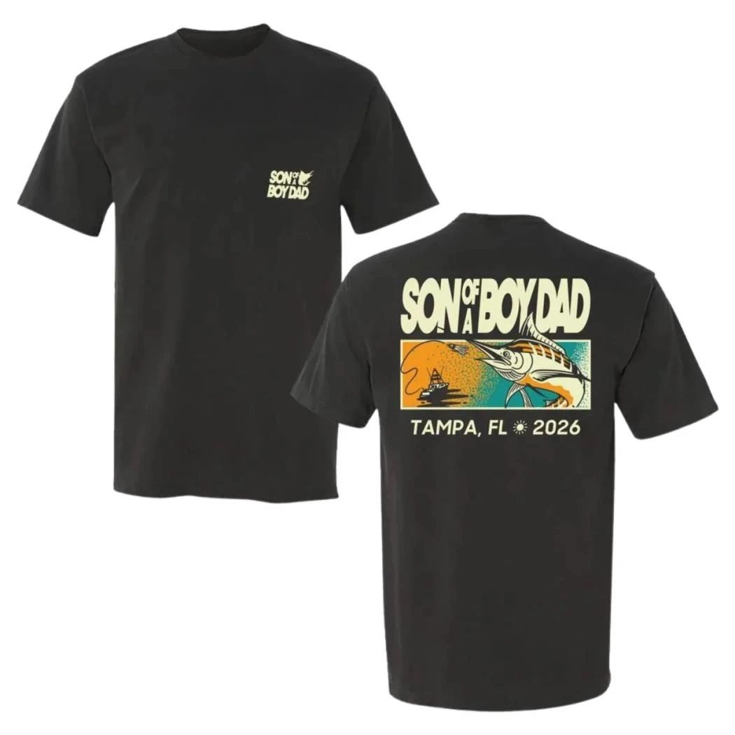 Son Of A Boy Dad Fish Pocket Shirt