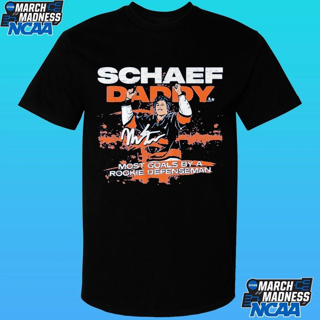 Matthew Schaefer Daddy Most Goals By A Rookie Defenseman Goal Record Shirt