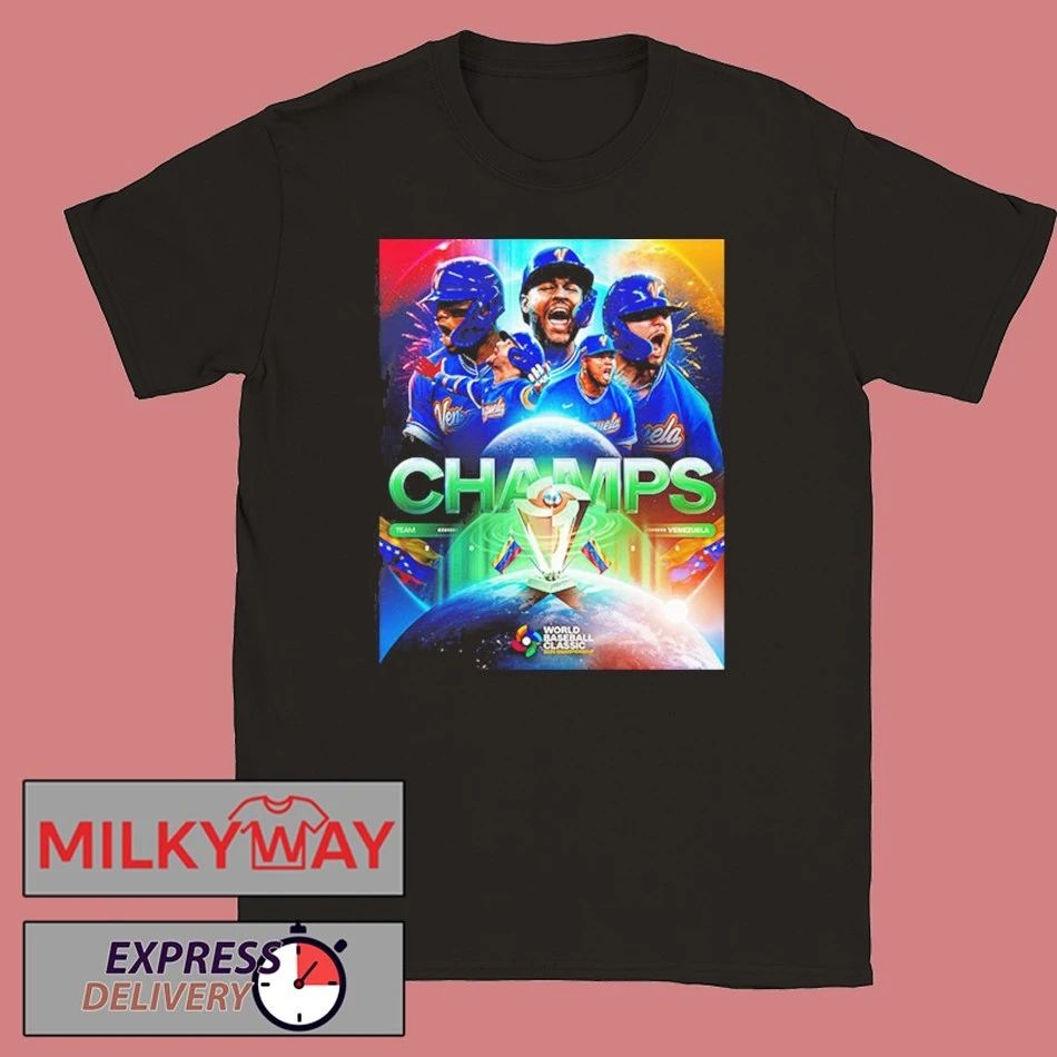 Congrats Venezuela Baseball Champions World Baseball Classic 2026 First Time In History shirt