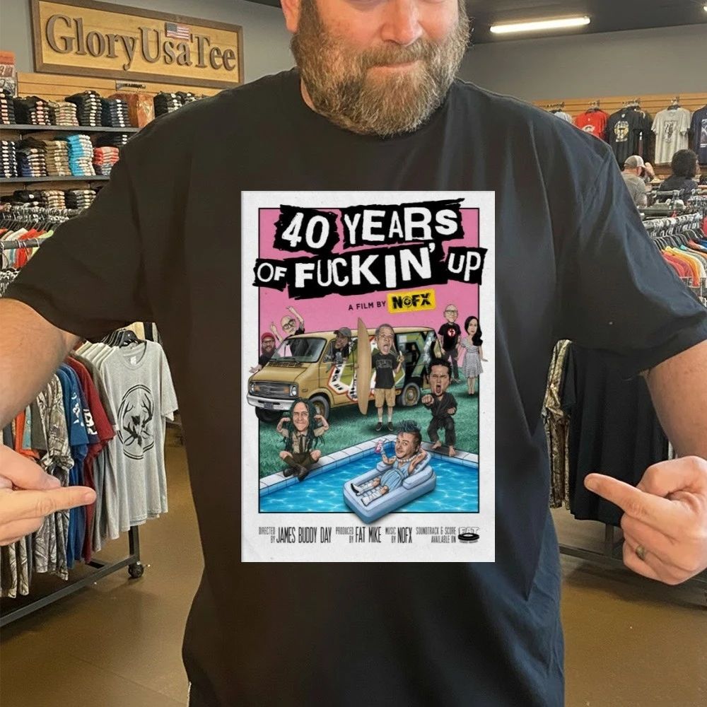 NOFX 2026 40 Years Of Fuckin’ Up Shirt
