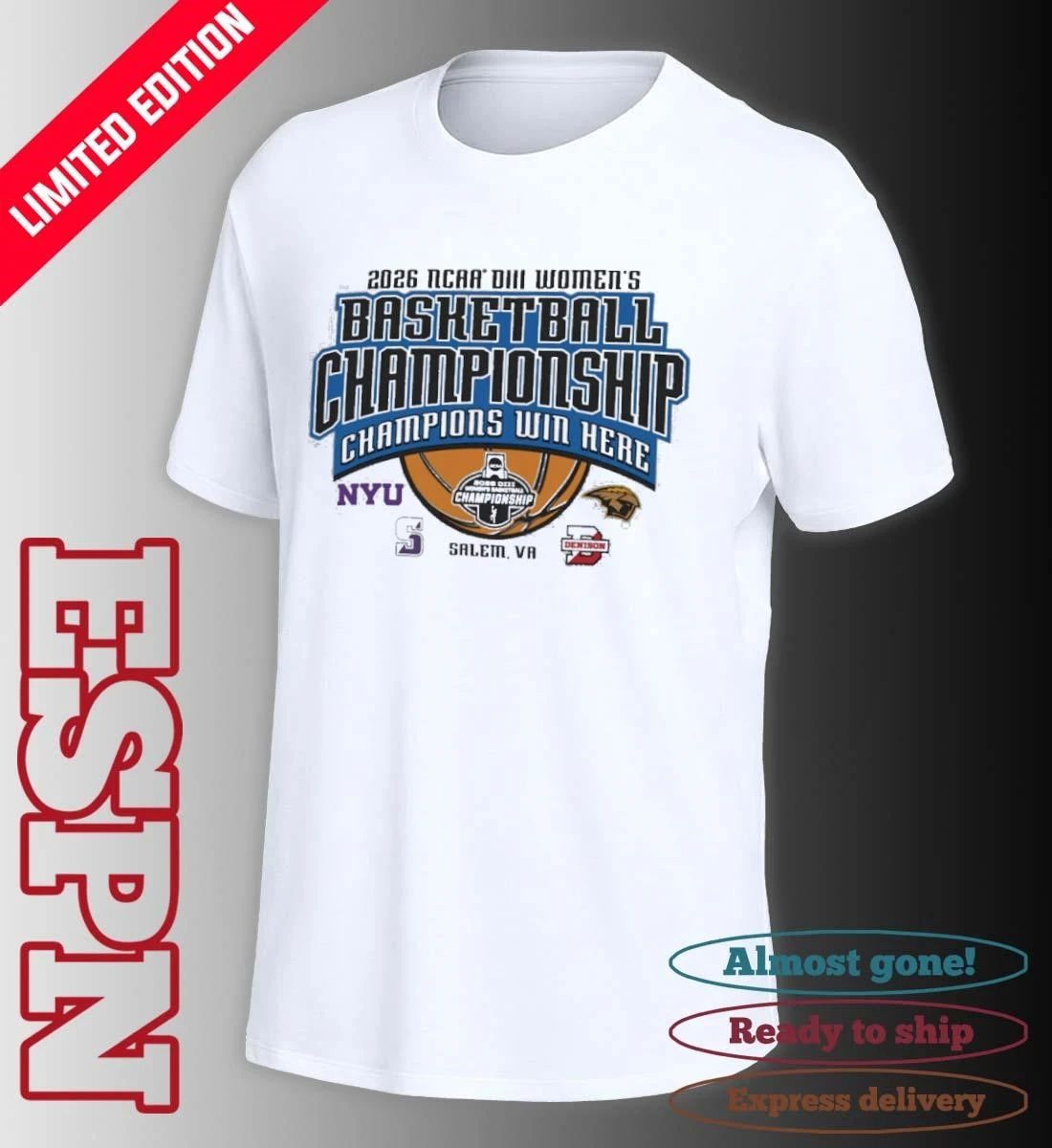 2026 NCAA DIII Women’s Basketball Championship – Final Four T-Shirt