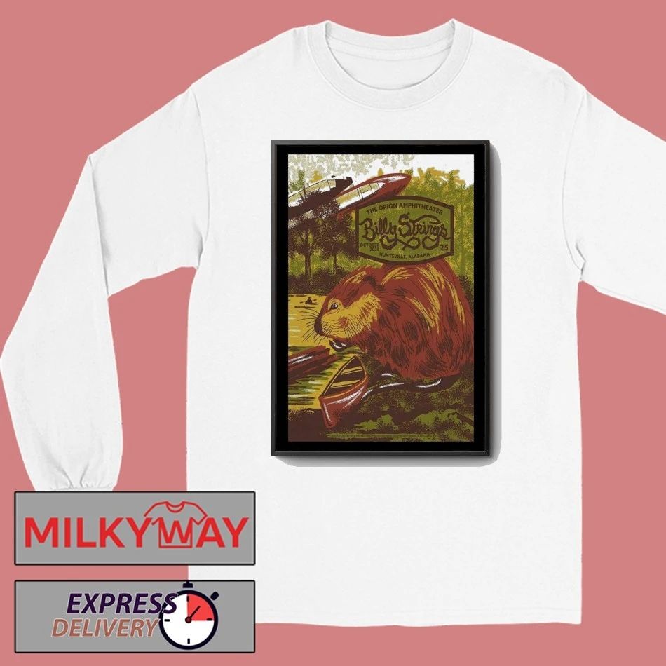 Billy Strings Tour Huntsville, AL 10.25.2025 Poster shirt