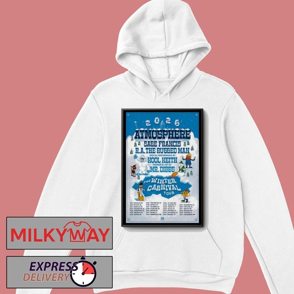 Jan + Feb 2026 Atmosphere The Winter Carnival Tour Poster shirt