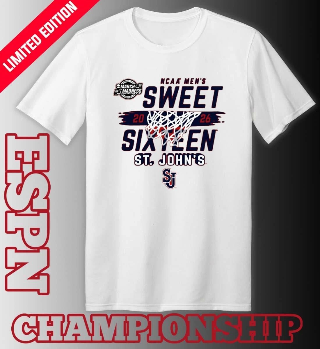 St. John’s University Men’s Basketball 2026 Sweet 16 Bound Shirt