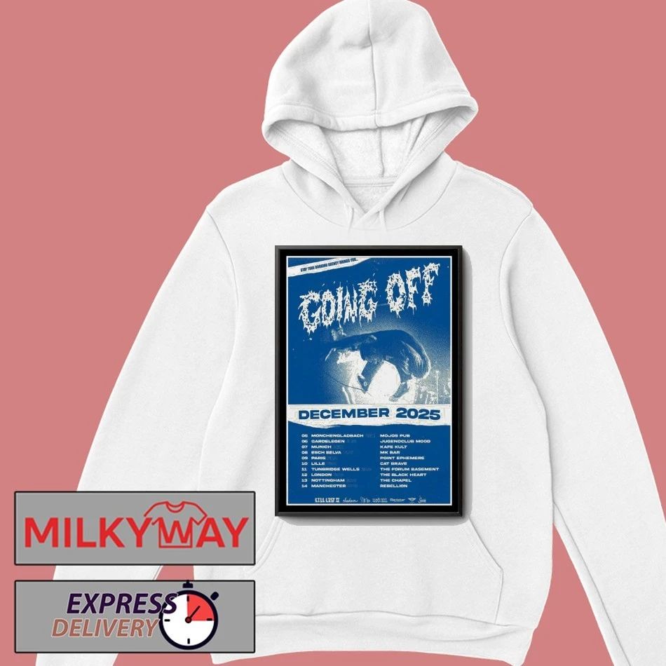 Going Off December 2025 Poster shirt