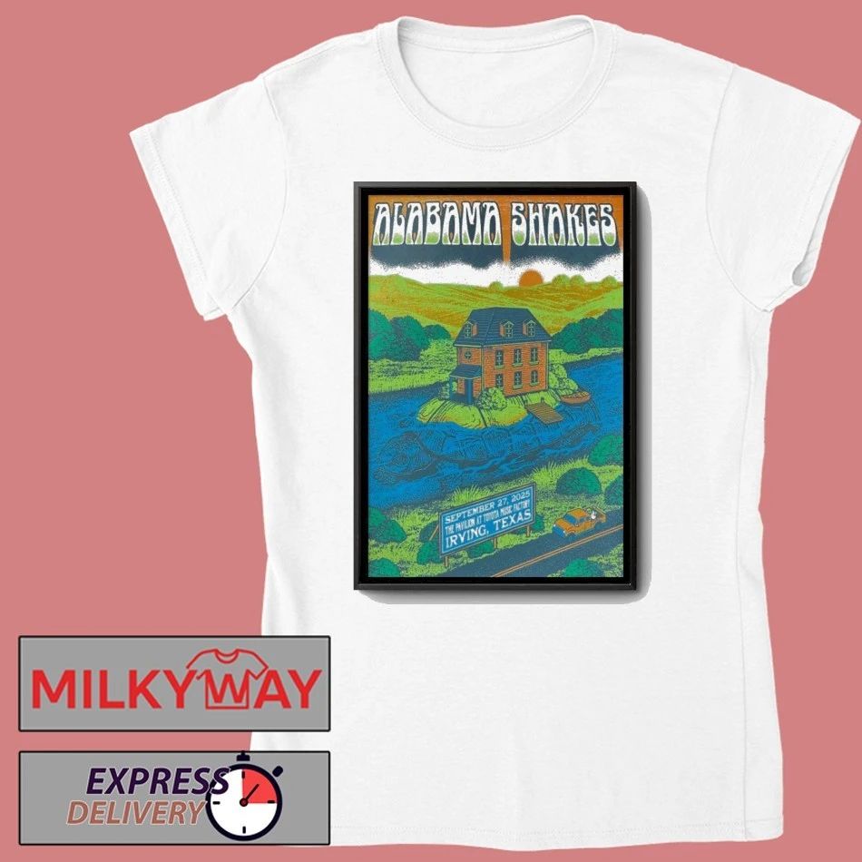 Alabama Shakes 2Sept 27 2025 Irving Texas New Poster shirt