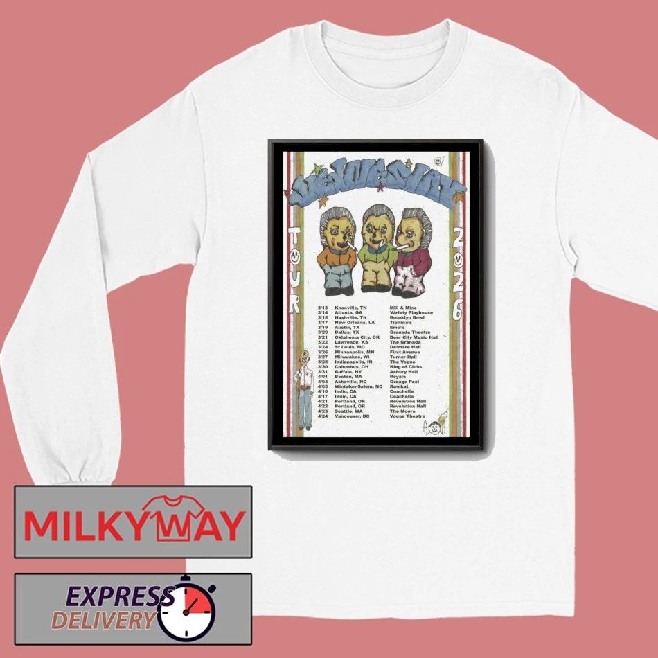 Wednesday Announce Tour US 2026 Poster shirt