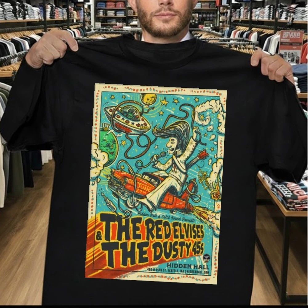 The Red Elvises And The Dusty 45s Hidden Hall In Seattle WA Jun 27 2026 Shirt