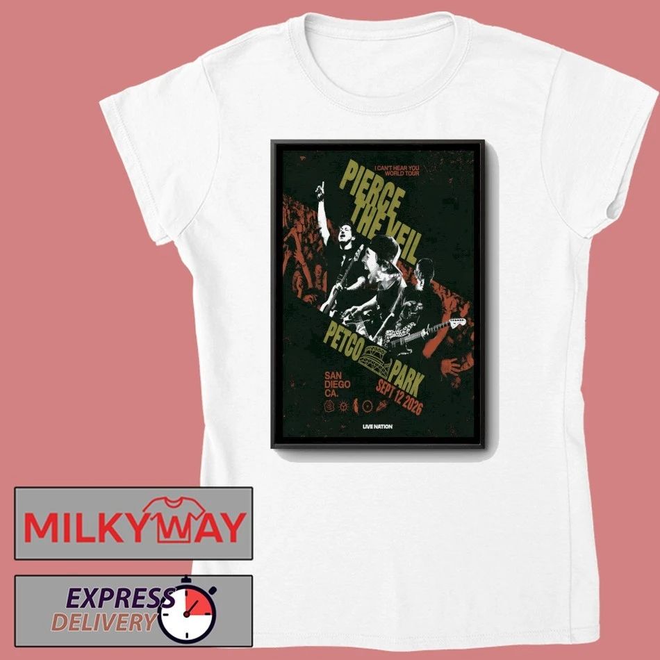 Pierce The Veil Sept 12 2026 San Diego CA Poster shirt
