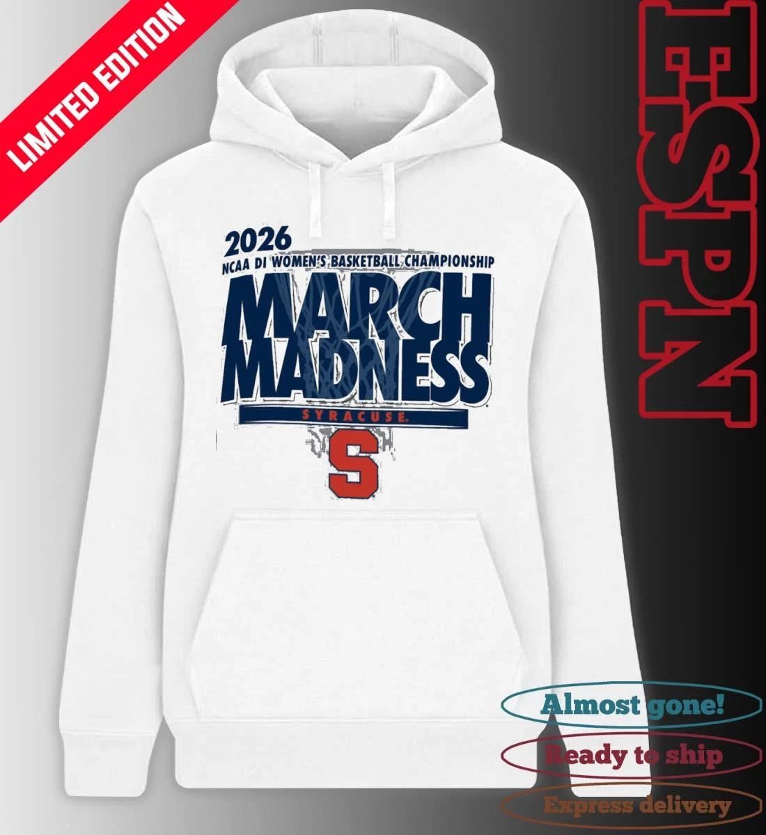 Syracuse Women’s Basketball Single Team 2026 NCAA March Madness Shirt