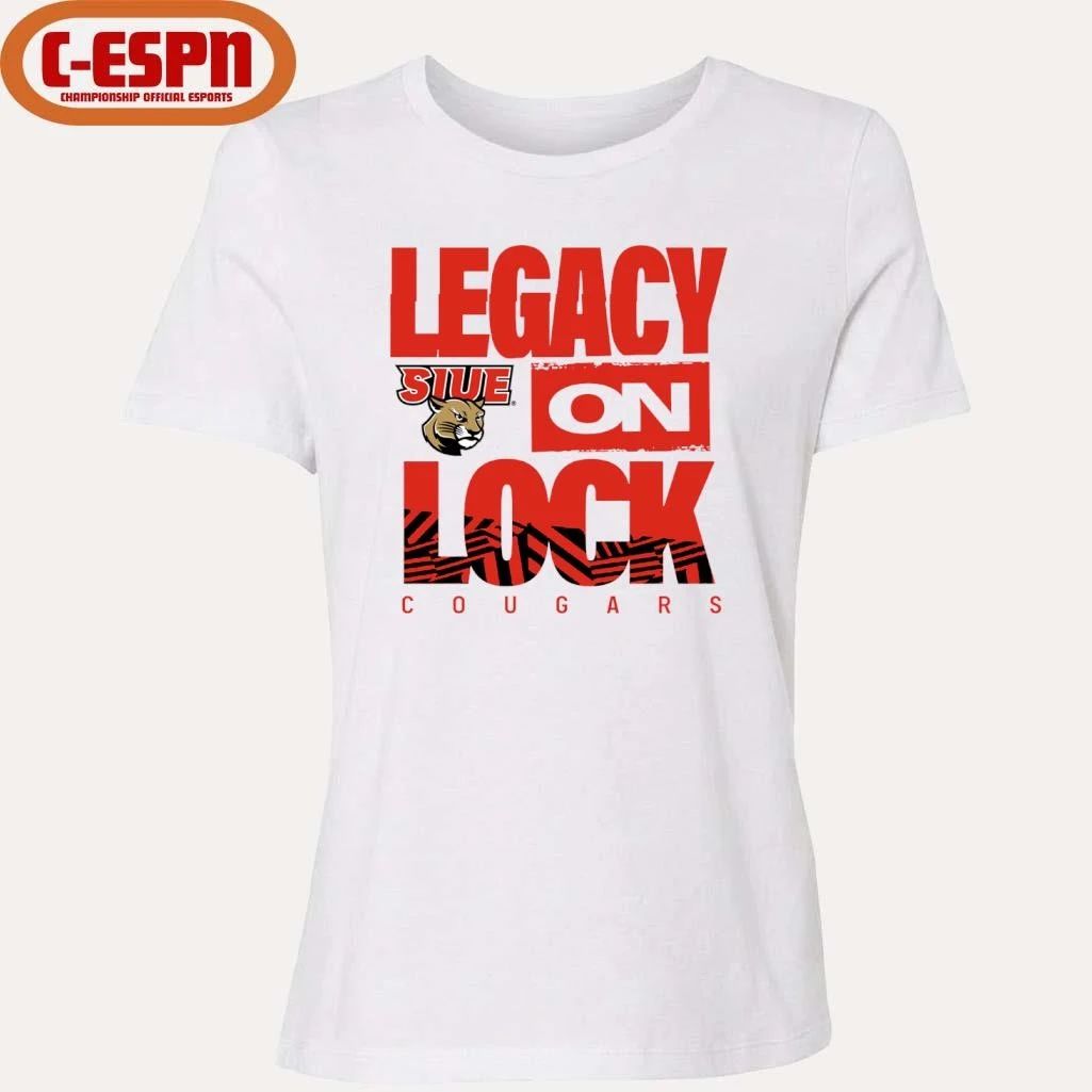 SIUE Cougars Basketball Legacy On Lock Bench Shirt
