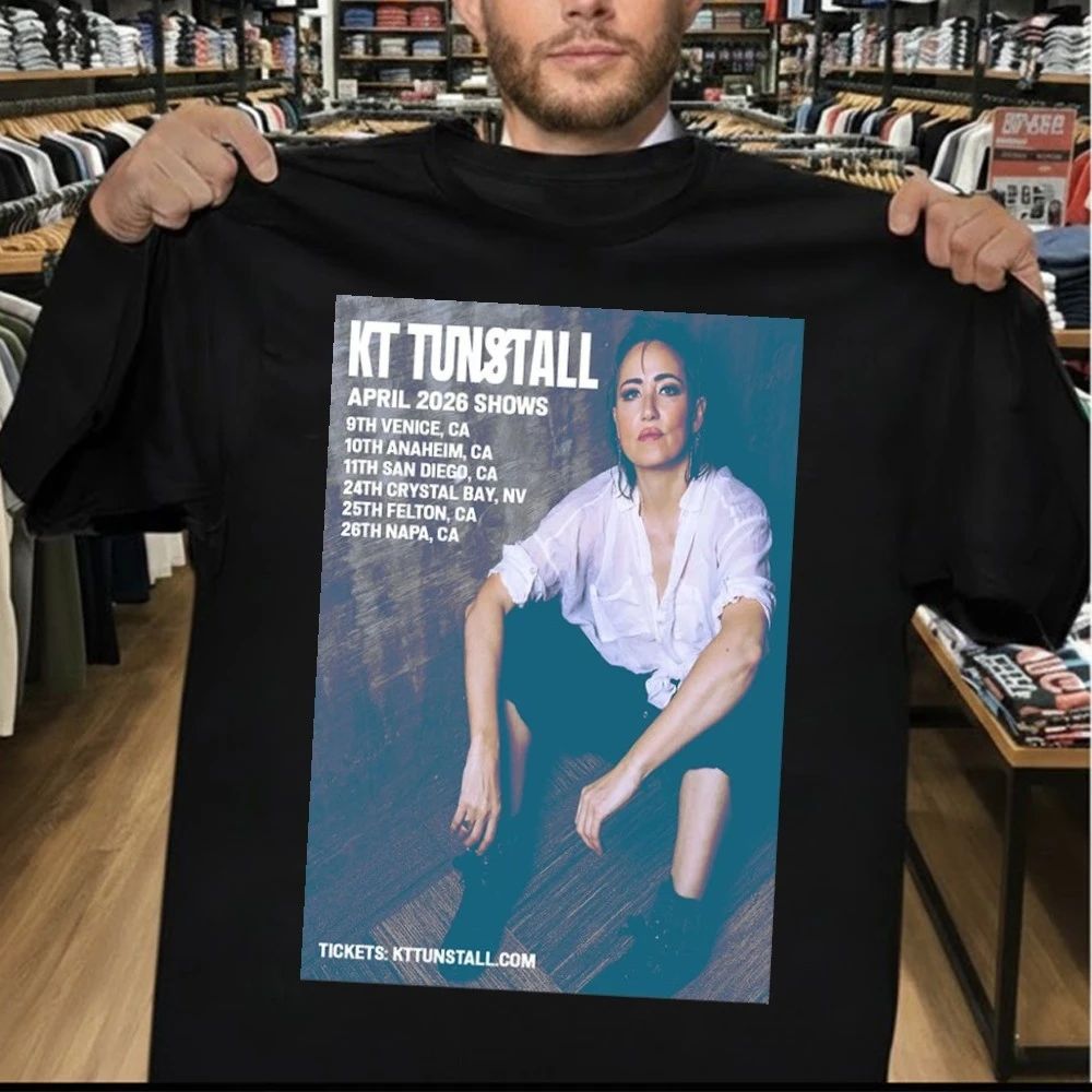 KT Tunstall April 2026 Shows Poster Shirt